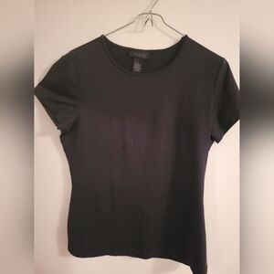 The Limited Collection Black Fitted Short Sleeve Tee Top – Size L